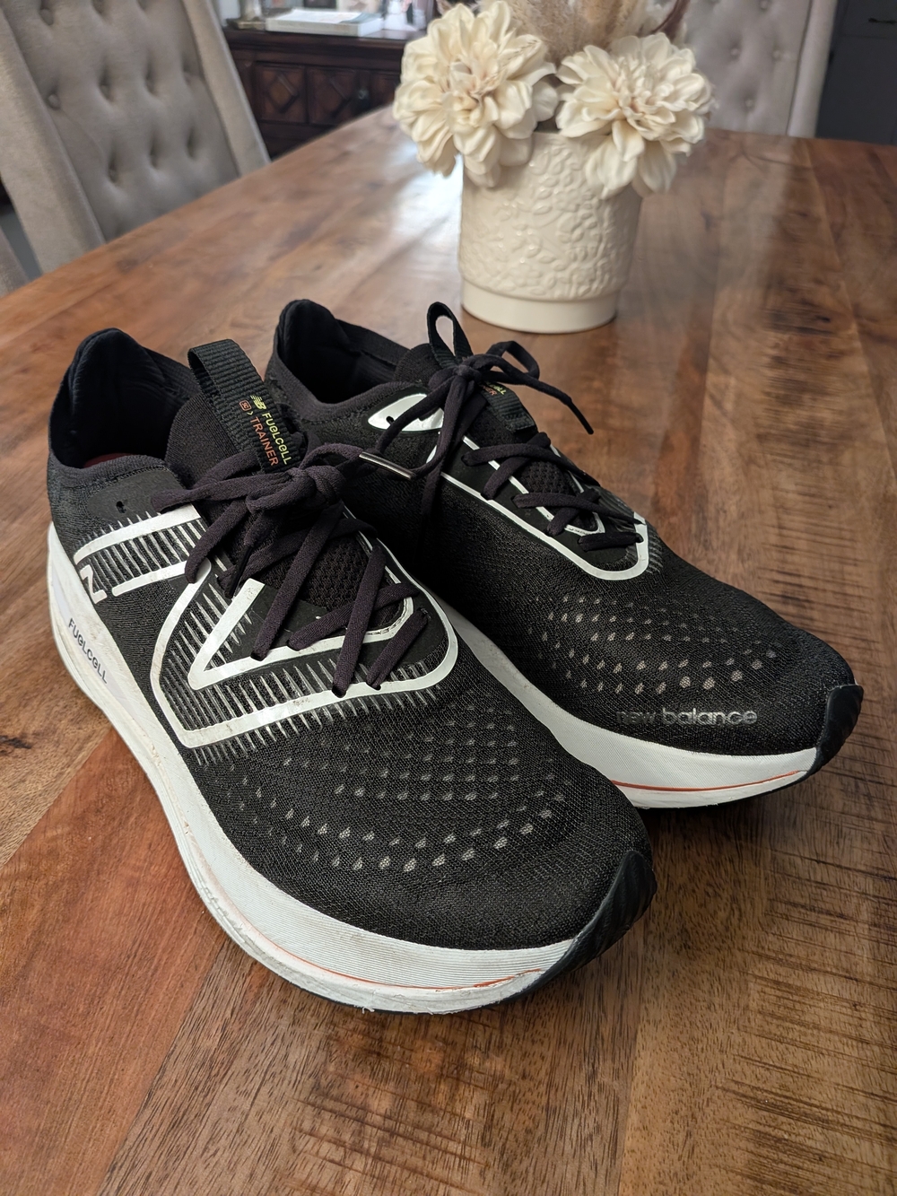 New Balance FuelCell SuperComp Trainer v1 Black White Men’s Size 12.5 MRCXBM2
